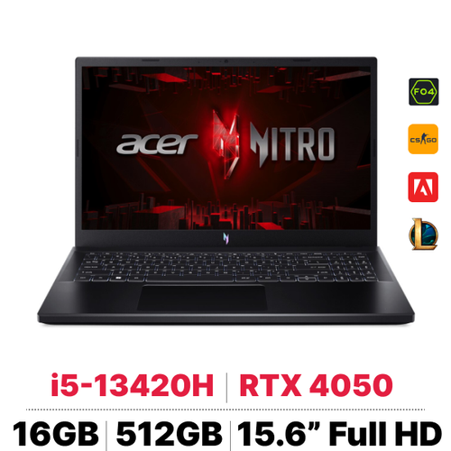 Laptop Gaming Acer Nitro V ANV15-51-57B2 NH.QN8SV.001 V2 - Đã Kích Hoạt